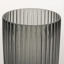 Dawn Short Smokey Black Glass Vase - Default Title