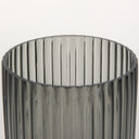 Dawn Short Smokey Black Glass Vase - Default Title