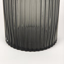 Dawn Short Smokey Black Glass Vase - Default Title
