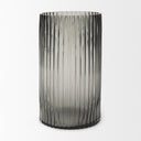 Dawn Tall Smokey Black Glass Vase - Default Title