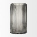 Dawn Tall Smokey Black Glass Vase - Default Title