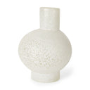 Heket Short White Glass Vase - Default Title