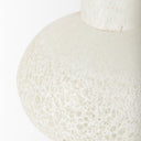 Heket Short White Glass Vase - Default Title