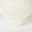 Heket Short White Glass Vase - Default Title