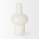 Heket Tall White Glass Vase - Default Title