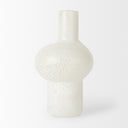Heket Tall White Glass Vase - Default Title