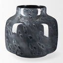 Masai Small Black Mottled Glass Vase - Default Title