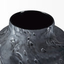 Masai Small Black Mottled Glass Vase - Default Title