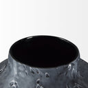 Masai Small Black Mottled Glass Vase - Default Title