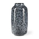 Masai Medium Black Mottled Glass Vase - Default Title