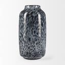 Masai Medium Black Mottled Glass Vase - Default Title