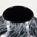 Masai Medium Black Mottled Glass Vase - Default Title