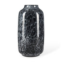 Masai Large Black Mottled Glass Vase - Default Title
