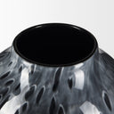 Masai Large Black Mottled Glass Vase - Default Title