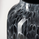 Masai Large Black Mottled Glass Vase - Default Title