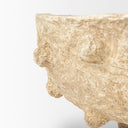 Sonam Set of 2 Beige Paper Mache Spiked Bowls - Default Title