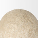 Sunita Set of 3 Beige Paper Mache Orbs - Default Title