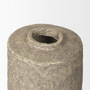 Rama Small Gray Paper Mache Floor Vase - Default Title