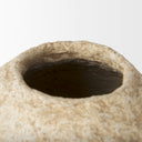 Ritu Small Beige Paper Mache Pot Vase - Default Title