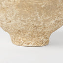 Ritu Small Beige Paper Mache Pot Vase - Default Title