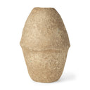 Rundal Large Beige Paper Mache Vase - Default Title