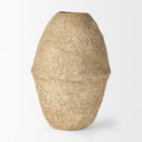 Rundal Large Beige Paper Mache Vase - Default Title