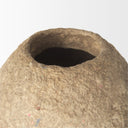 Rundal Large Beige Paper Mache Vase - Default Title