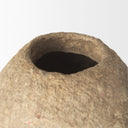 Rundal Large Beige Paper Mache Vase - Default Title