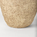 Rundal Large Beige Paper Mache Vase - Default Title