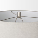 Piven White wAntiqued Wash Textured Ceramic Table Lamp - Default Title