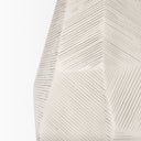 Piven White wAntiqued Wash Textured Ceramic Table Lamp - Default Title