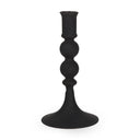 Haute Small Matte Black Blown Glass Candlestick - Default Title