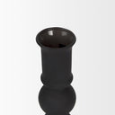Haute Small Matte Black Blown Glass Candlestick - Default Title
