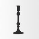 Haute Medium Matte Black Blown Glass Candlestick - Default Title