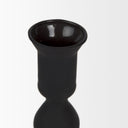 Haute Medium Matte Black Blown Glass Candlestick - Default Title