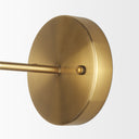 Britton Gold Metal w Clear Glass Globe 1-Light Wall Sconce - Default Title
