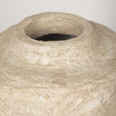 Rama Small Beige Paper Mache Floor Vase - Default Title