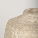 Rama Small Beige Paper Mache Floor Vase - Default Title