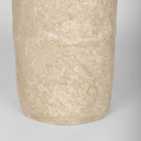 Rama Small Beige Paper Mache Floor Vase - Default Title