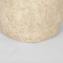 Rama Large Beige Paper Mache Floor Vase - Default Title