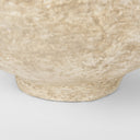 Sonu Set of 2 Beige Paper Mache Half-Pot Bowls - Default Title