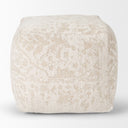 Khloe Small Cream Pouf - Default Title