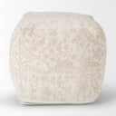 Khloe Small Cream Pouf - Default Title