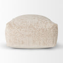 Khloe Large Cream Pouf - Default Title