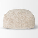 Khloe Large Cream Pouf - Default Title