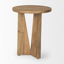 Mattius Light Wood Accent Table - Default Title