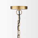 Karina 36 Round Brass-tone Hammered Metal Dome Pendant Light - Default Title