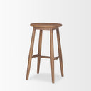 Ernest Medium Brown Wood Bar Stool - Default Title