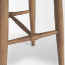 Ernest Medium Brown Wood Bar Stool - Default Title