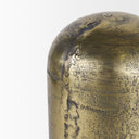 Quonset Extra Tall Brass Finished Aluminum Metal Pillar Object - Default Title